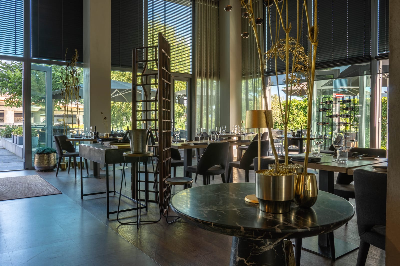 Restaurantinterieur Limes aan den Rijn